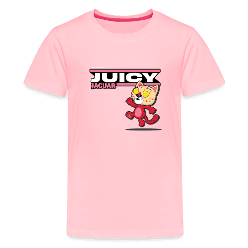 Juicy Jaguar Character Comfort Kids Tee - pink