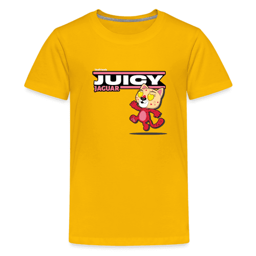 Juicy Jaguar Character Comfort Kids Tee - sun yellow