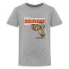 Selfless Sloth Character Comfort Kids Tee - heather gray