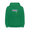 Slay'n Slug Character Comfort Kids Hoodie - kelly green