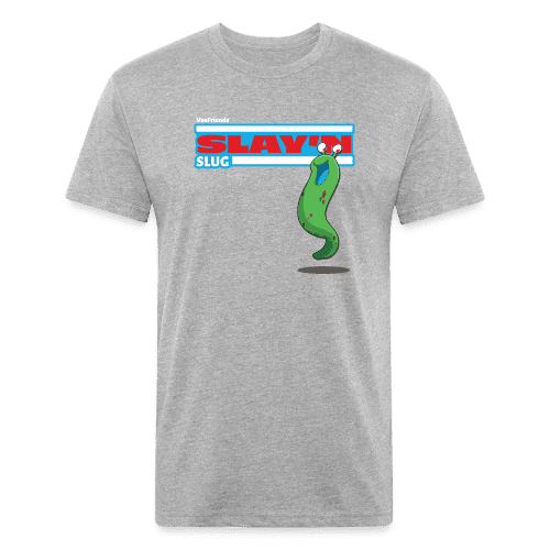 Slay'n Slug Character Comfort Adult Tee - heather gray