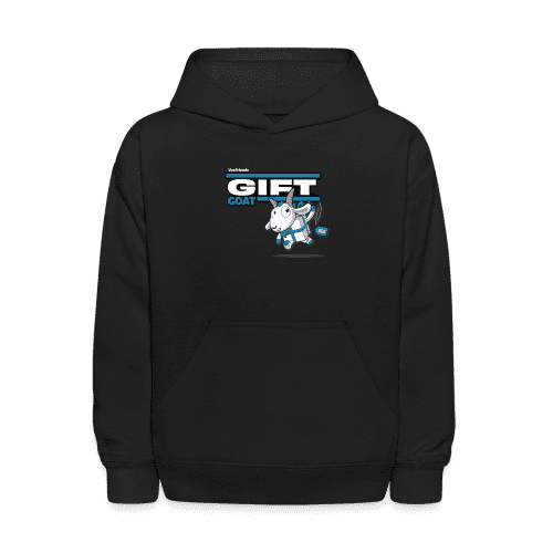 Gift Goat Character Comfort Kids Hoodie - black