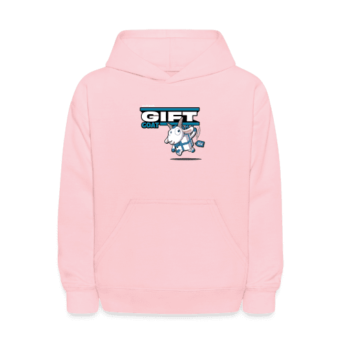 Gift Goat Character Comfort Kids Hoodie - pink