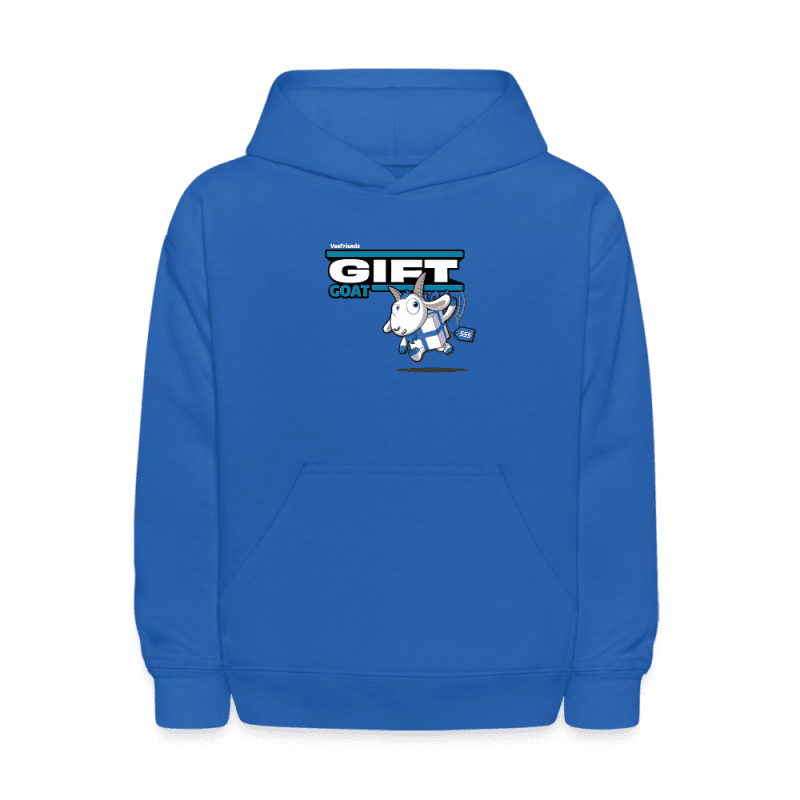 Gift Goat Character Comfort Kids Hoodie - royal blue