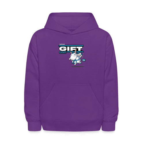 Gift Goat Character Comfort Kids Hoodie - purple