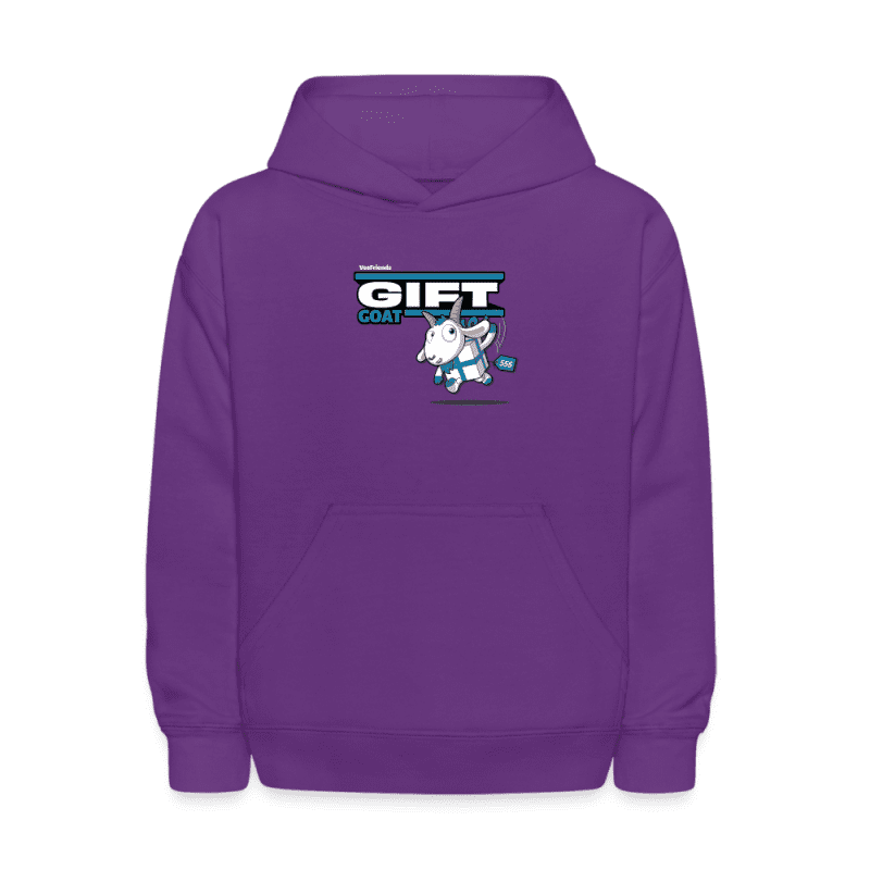 Gift Goat Character Comfort Kids Hoodie - purple