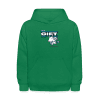 Gift Goat Character Comfort Kids Hoodie - kelly green