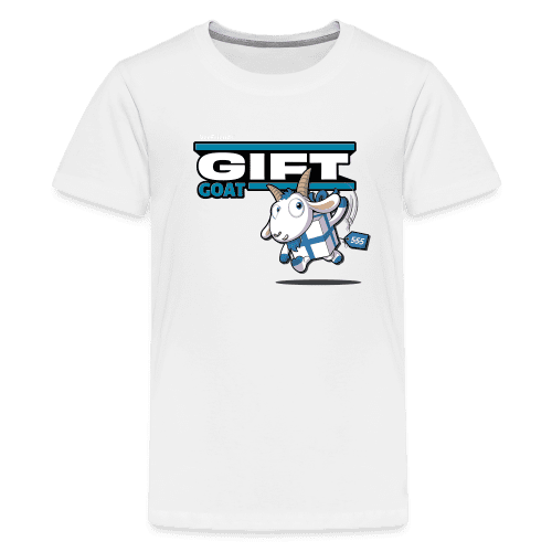 Gift Goat Character Comfort Kids Tee - white