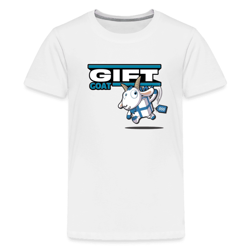 Gift Goat Character Comfort Kids Tee - white