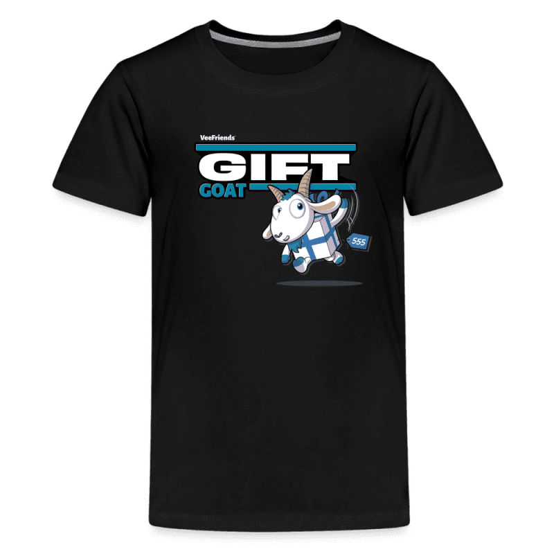 Gift Goat Character Comfort Kids Tee - black