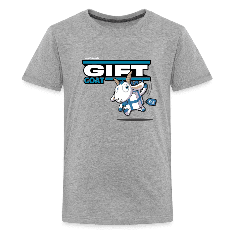 Gift Goat Character Comfort Kids Tee - heather gray