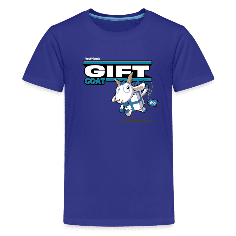 Gift Goat Character Comfort Kids Tee - royal blue