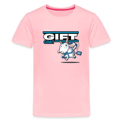 Gift Goat Character Comfort Kids Tee - pink