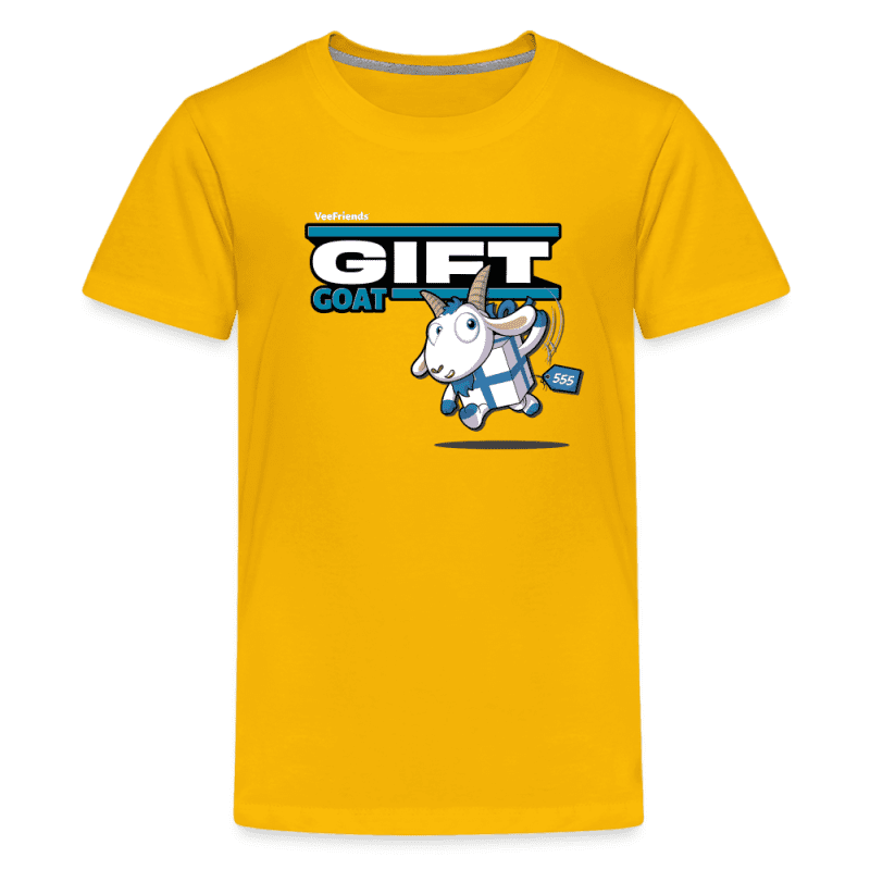 Gift Goat Character Comfort Kids Tee - sun yellow