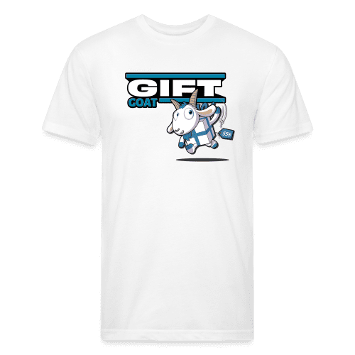 Gift Goat Character Comfort Adult Tee - white