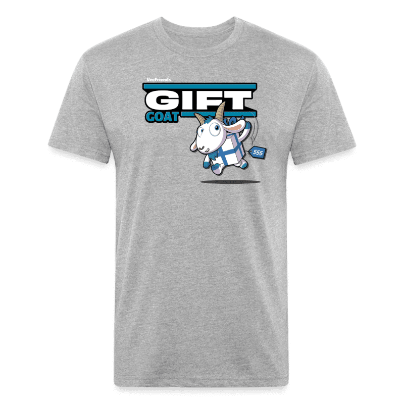 Gift Goat Character Comfort Adult Tee - heather gray