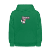 Curious Crane Character Comfort Kids Hoodie - kelly green