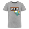 Daring Dragonfly Character Comfort Kids Tee - heather gray