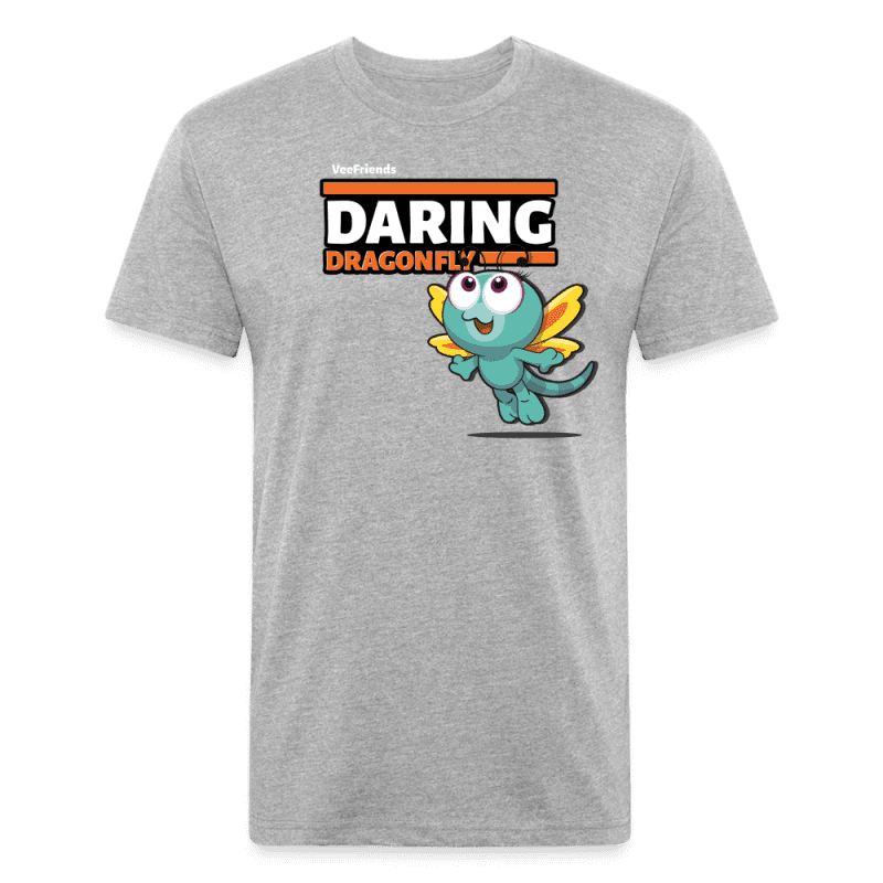 Daring Dragonfly Character Comfort Adult Tee - heather gray