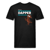 Dapper Dachshund Character Comfort Adult Tee - black