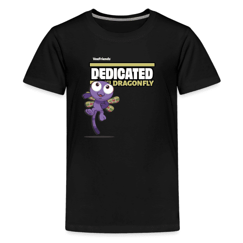 Dedicated Dragonfly Character Comfort Kids Tee - black