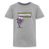 Dedicated Dragonfly Character Comfort Kids Tee - heather gray