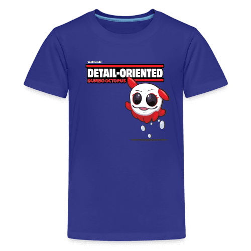 Detail-Oriented Dumbo Octopus Character Comfort Kids Tee - royal blue