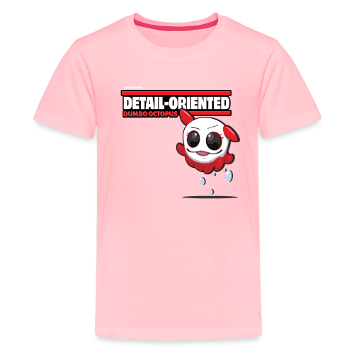 Detail-Oriented Dumbo Octopus Character Comfort Kids Tee - pink