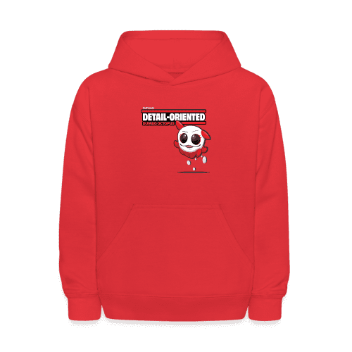 Detail-Oriented Dumbo Octopus Character Comfort Kids Hoodie - red