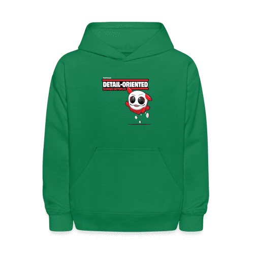 Detail-Oriented Dumbo Octopus Character Comfort Kids Hoodie - kelly green