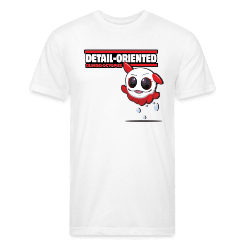 Detail-Oriented Dumbo Octopus Character Comfort Adult Tee - white