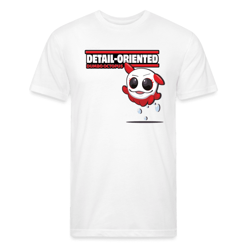 Detail-Oriented Dumbo Octopus Character Comfort Adult Tee - white