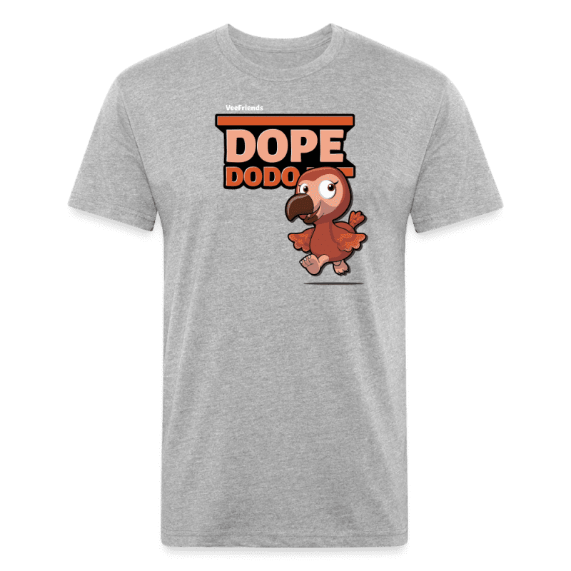 Dope Dodo Character Comfort Adult Tee - heather gray