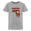 Dope Dodo Character Comfort Kids Tee - heather gray