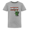 Driven Dragon Character Comfort Kids Tee - heather gray