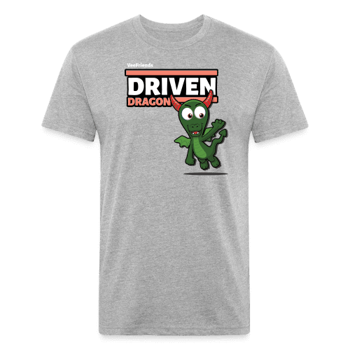 Driven Dragon Character Comfort Adult Tee - heather gray