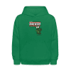 Driven Dragon Character Comfort Kids Hoodie - kelly green