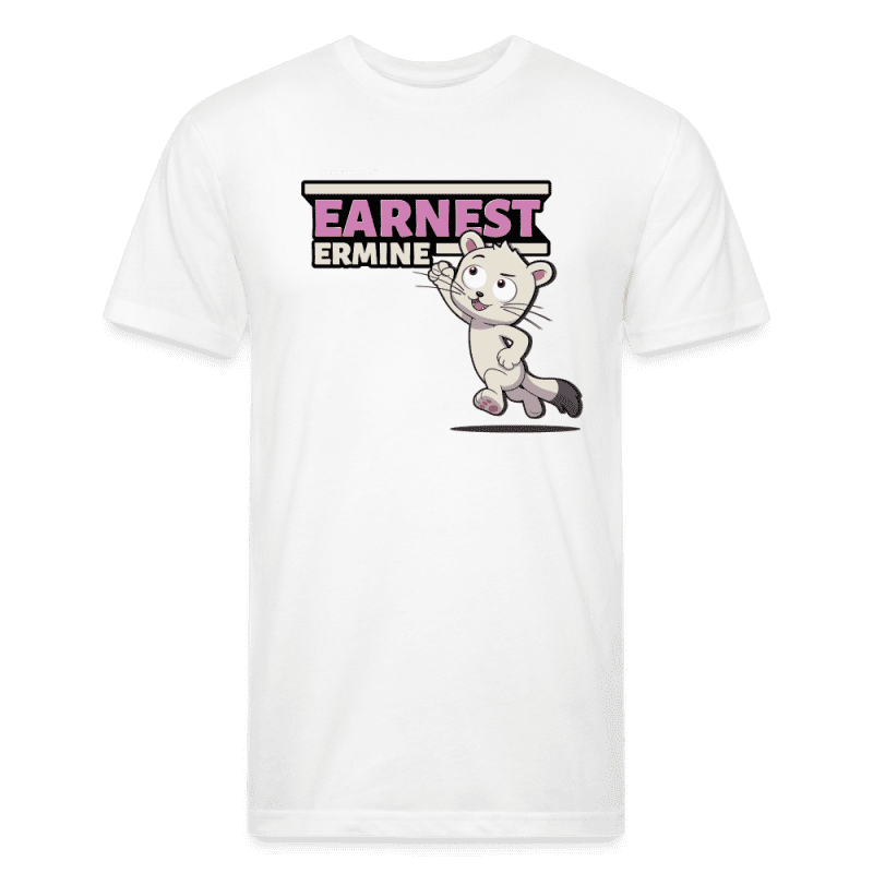 Earnest Ermine Character Comfort Adult Tee - white