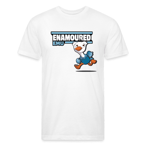 Enamoured Emu Character Comfort Adult Tee - white