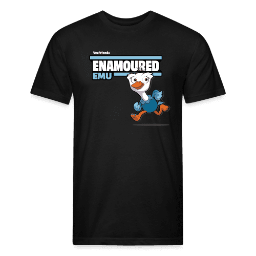 Enamoured Emu Character Comfort Adult Tee - black