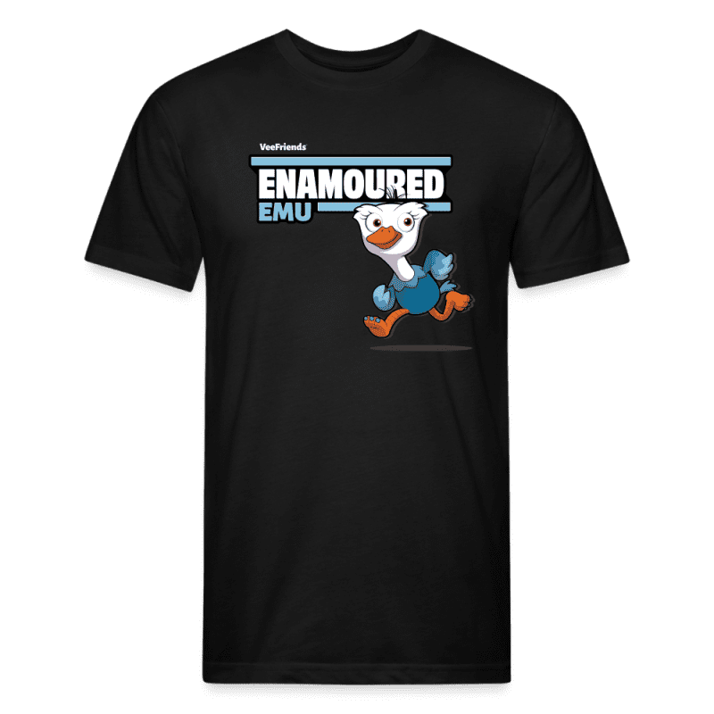 Enamoured Emu Character Comfort Adult Tee - black