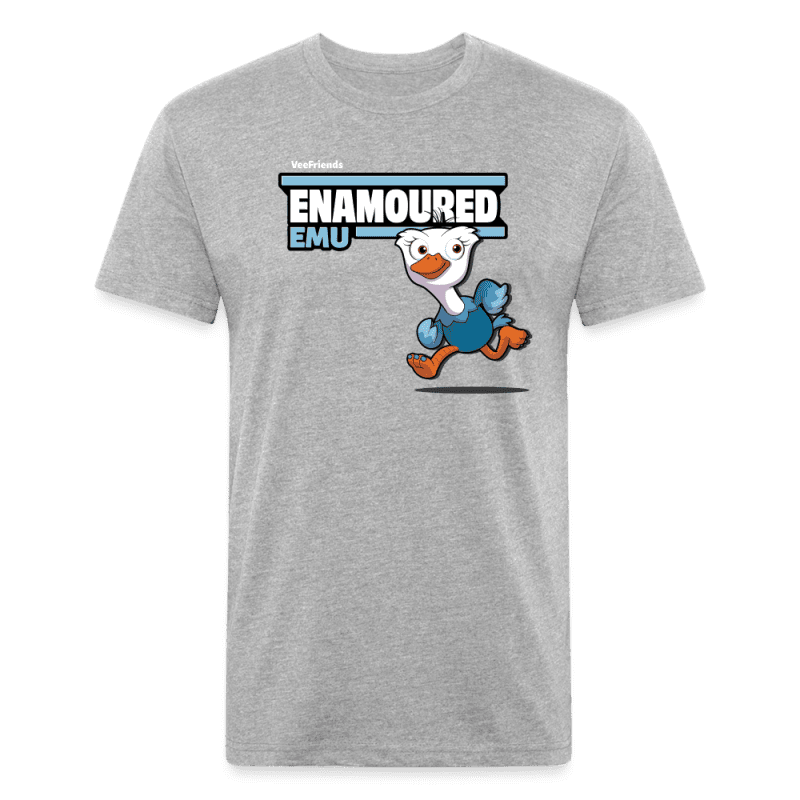 Enamoured Emu Character Comfort Adult Tee - heather gray