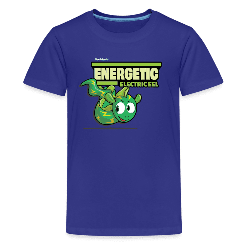 Energetic Electric Eel Character Comfort Kids Tee - royal blue