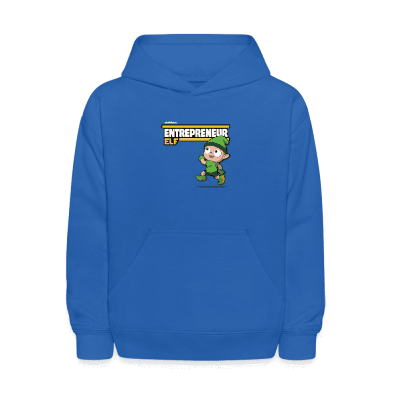 Entrepreneur Elf Character Comfort Kids Hoodie - royal blue