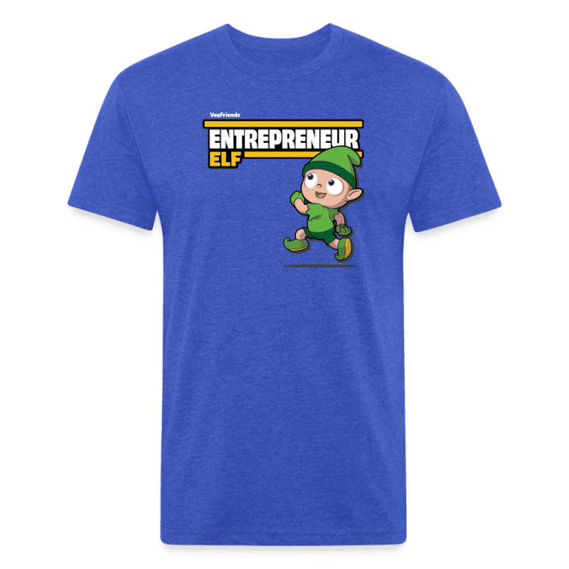 Entrepreneur Elf Character Comfort Adult Tee - heather royal