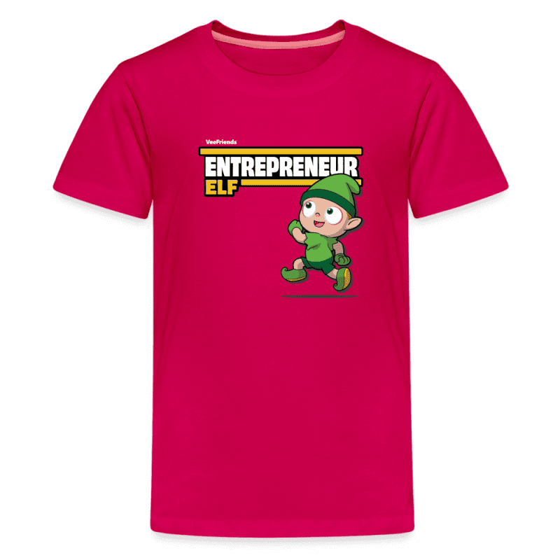 Entrepreneur Elf Character Comfort Kids Tee - dark pink