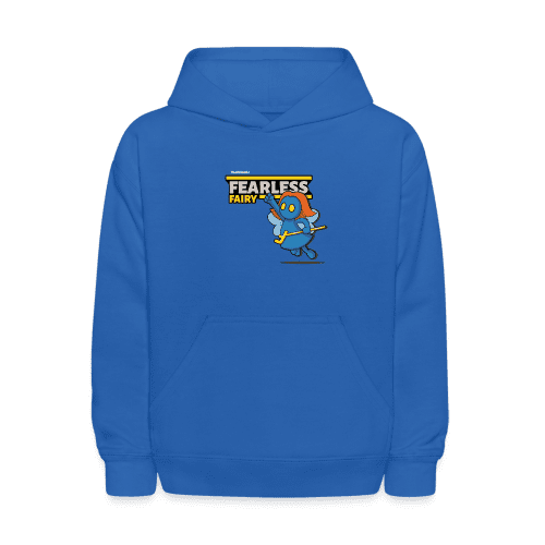 Fearless Fairy Character Comfort Kids Hoodie - royal blue