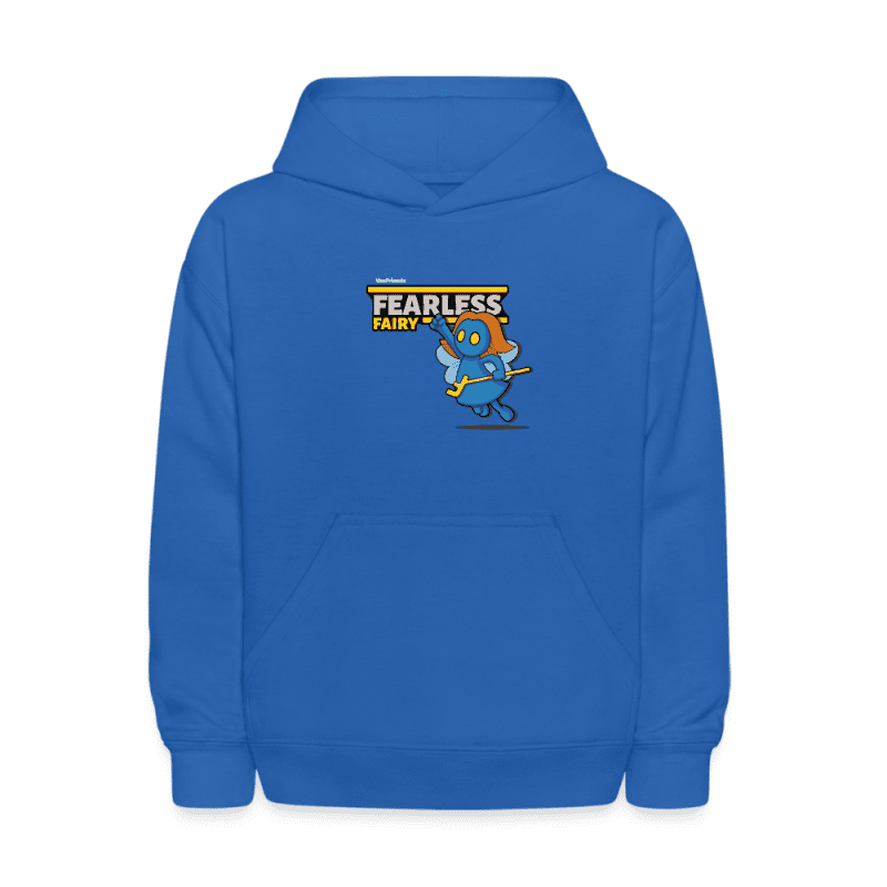 Fearless Fairy Character Comfort Kids Hoodie - royal blue