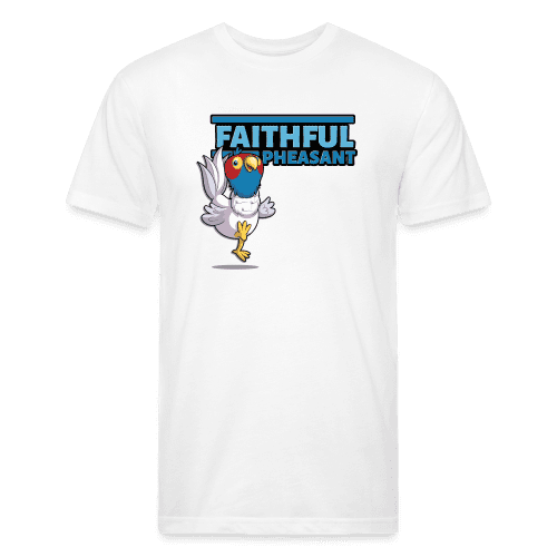 Faithful Pheasant Character Comfort Adult Tee - white