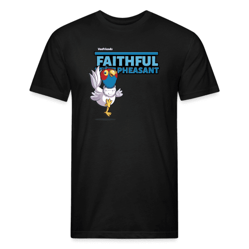 Faithful Pheasant Character Comfort Adult Tee - black